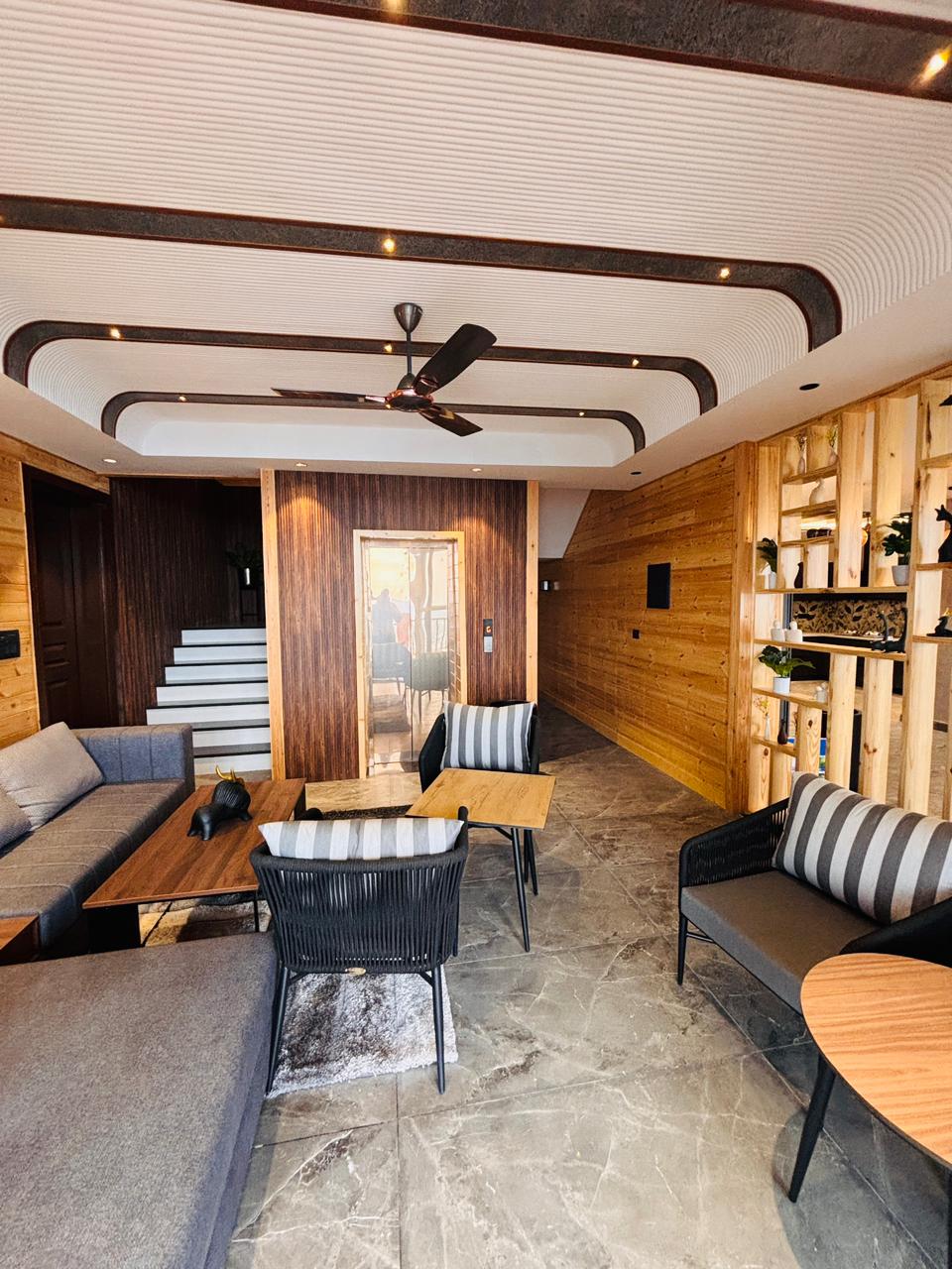 Residential villa — brickwork and masonry