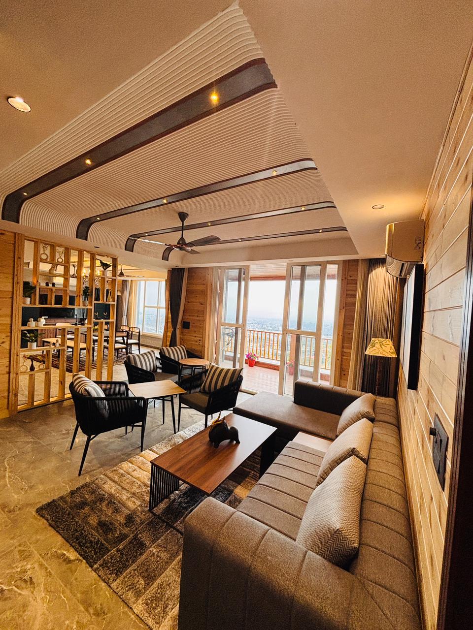 Residential villa — interior plasterwork