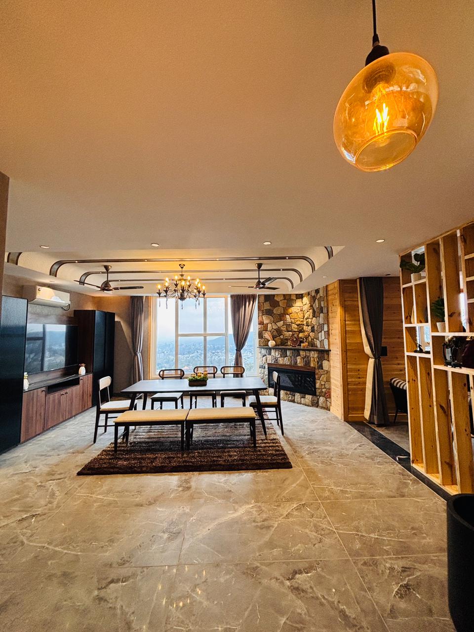 Residential villa — flooring installation